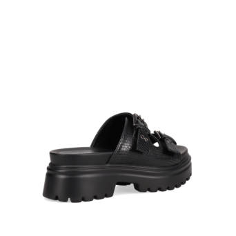 Black chunky sandal