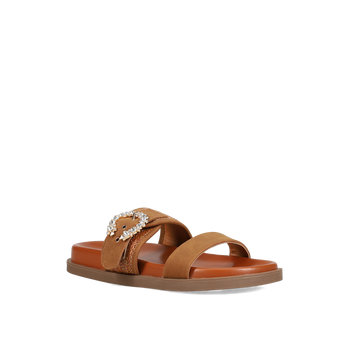 Tan footbed sandal