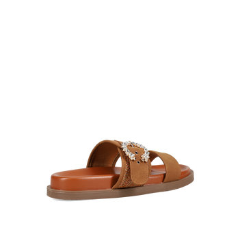Tan footbed sandal