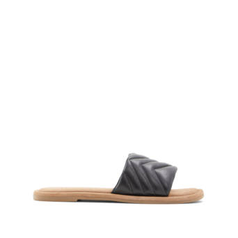 Black leather sandal PILINIAA
