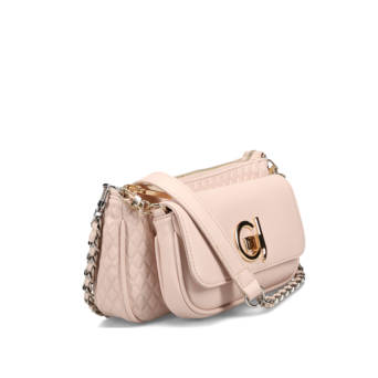 Ροζ τσάντα crossbody LUNA