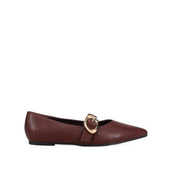 Burgundy ballet flat