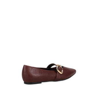Burgundy ballet flat