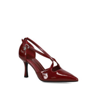 Burgundy patent pump