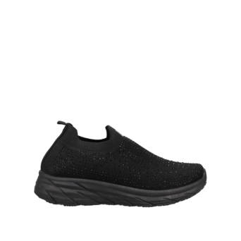 Black slip-on sneaker