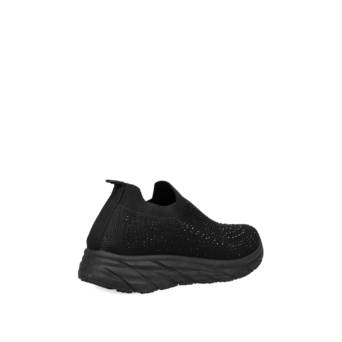 Black slip-on sneaker