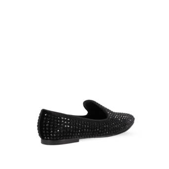 Μαύρο βελούδινο loafer