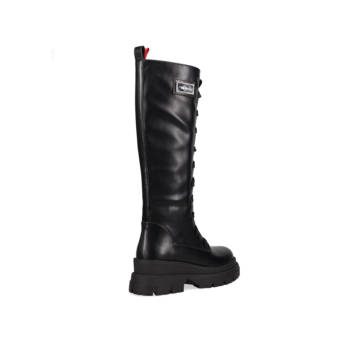 Black army boot