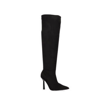 Black over the knee boot