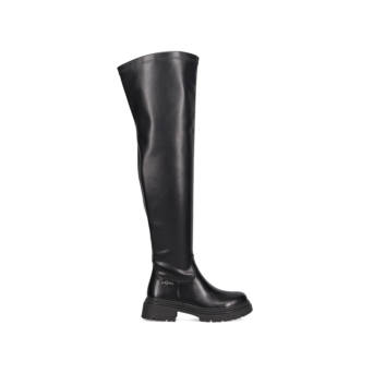 Black over the knee boot