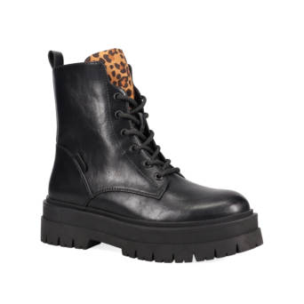 Black army boot