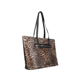 Animal print shoulder bag
