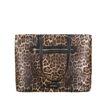 Animal print shoulder bag