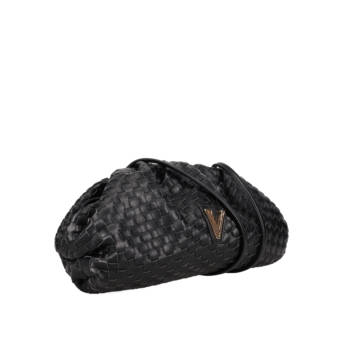 Black clutch bag