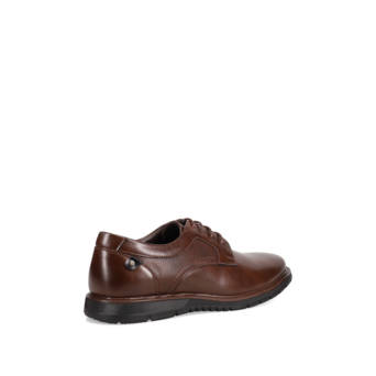 Καφέ ανδρικό παπούτσι derby