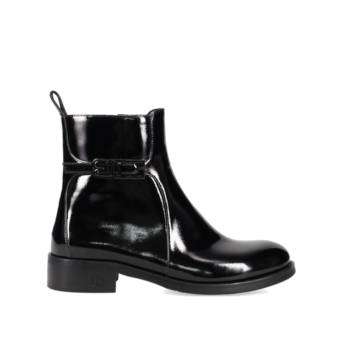 Μαύρο μποτάκι λουστρίνι