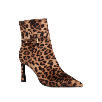 Animal print bootie