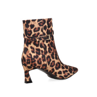 Animal print bootie