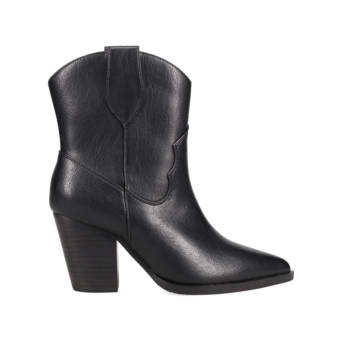 Black western bootie