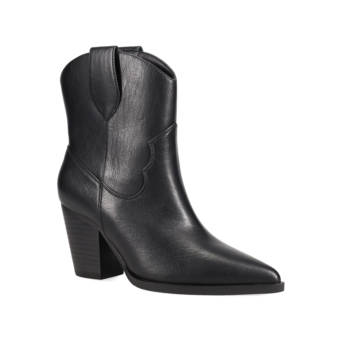 Black western bootie