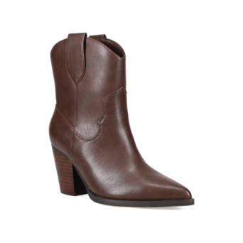 Brown western bootie