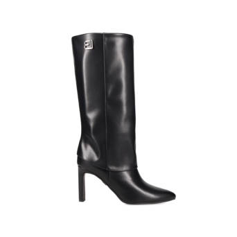 Μαύρη μπότα με γκέτα