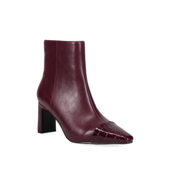 Burgundy bootie