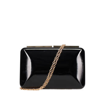 Black clutch bag