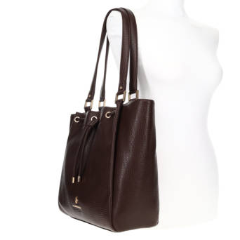 Brown shoulder bag