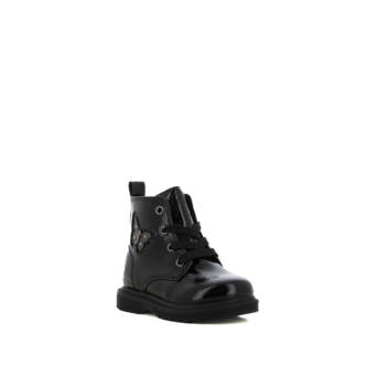 Kid''s black patent bootie