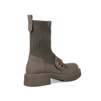 Χακί μποτάκι κάλτσα