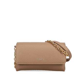 Beige shoulder bag
