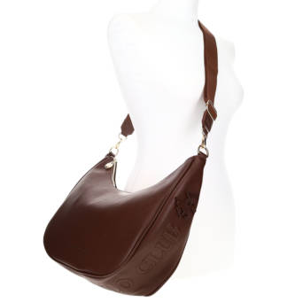 Brown shoulder bag