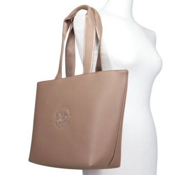 Taupe shoulder bag