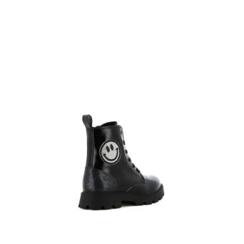 Kid''s black patent bootie