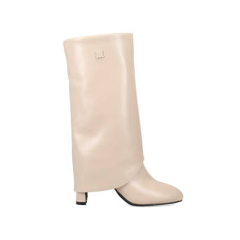 Εκρού μπότα με γκέτα