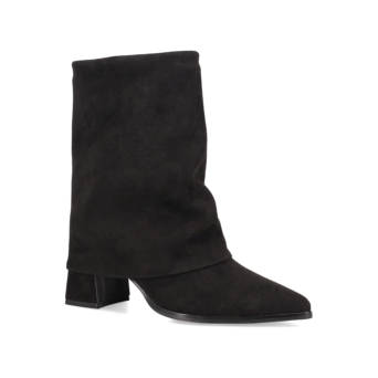 Black bootie with gaiter