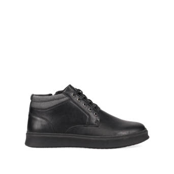 Μαύρο ανδρικό μποτάκι sneaker