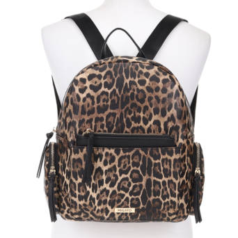 Animal print backpack