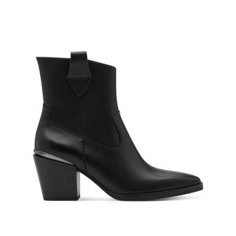 Black western bootie