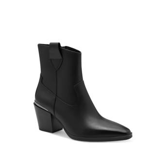 Black western bootie