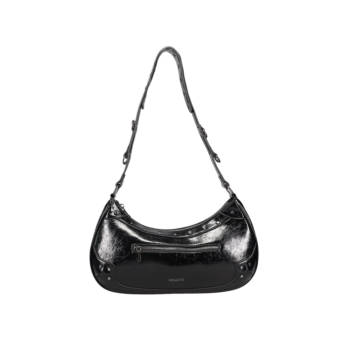 Black shoulder bag