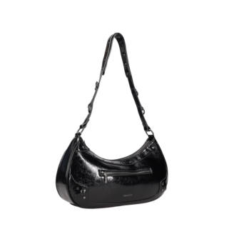 Black shoulder bag