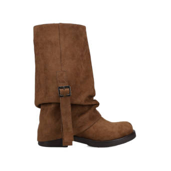 Καφέ μποτάκι με γκέτα