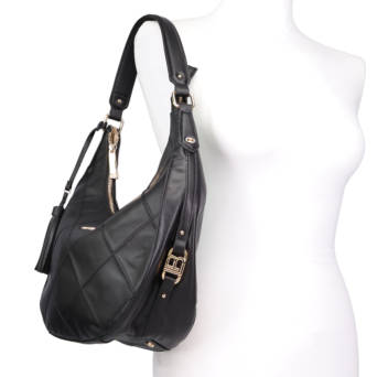 Black shoulder bag