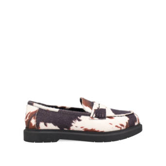 Animal print loafer