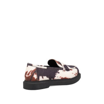 Animal print loafer