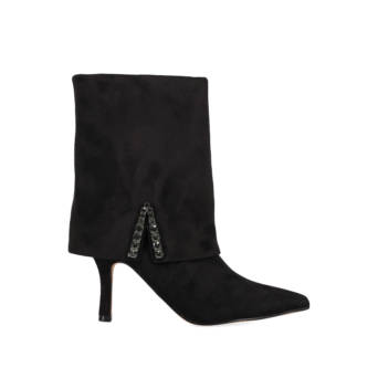 Black bootie with gaiter