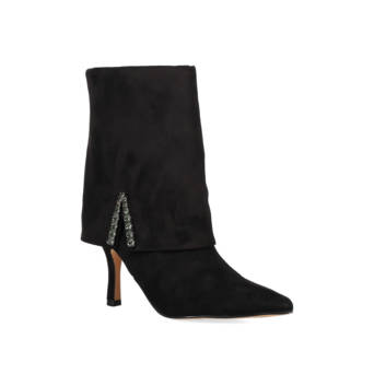 Black bootie with gaiter