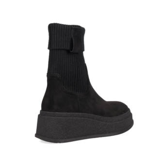 Black sock bootie